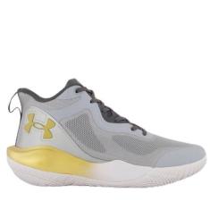 Imagem de Tênis Under Armour Bankshot Cinza e Dourado