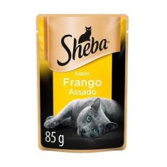 Imagem de Ração Úmida Sheba Sachê Para Gatos Adultos Sabor Frango 85G