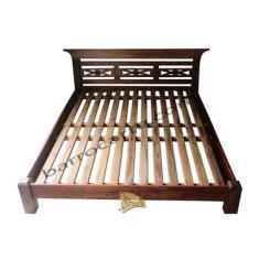 Imagem de Cama De Casal Loryn Em Madeira De Demolição - Cód 123