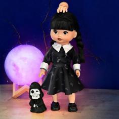 Imagem de Boneca Vavazinha Com Mãozinha E Fantasminha Série Wandinha - Angel Toy