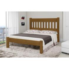 Imagem de Cama Queen Size Imperial De Madeira Maciça Tauari - Cor Imbuia - Santa