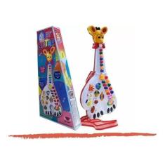 Imagem de Guitarra Girafa Infantil Brinquedo Com Luz E Sons Animais - Fungame