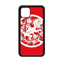 Imagem de Capa para iPhone 12 Pro Max de animais macacos cortados em papel para Apple Mini Mobile Case Shell