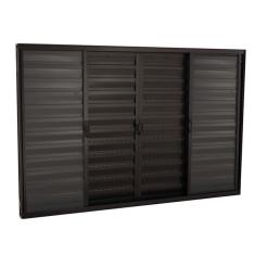 Imagem de Janela Veneziana Em Alum nio 100 X 120 X 8 Cm 6 Folhas V. Bor
