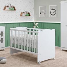 Imagem de Berço Mini Cama Lolly com Rodízios 1,32cm X 0,77cm X 0,95cm Branco