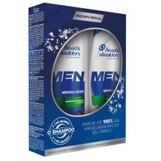 Imagem de Shampoo Head & Shoulders Men Menthol Sport 2 Unidades de 200ml cada