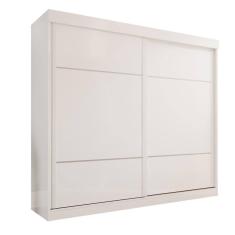 Imagem de Guarda-roupa Casal 2 Portas De Correr 6 Gavetas Fortaleza Neve