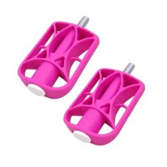 Imagem de Par Pedal Mirim Bandeirante Aro 12 Bicicleta Infantil Rosa