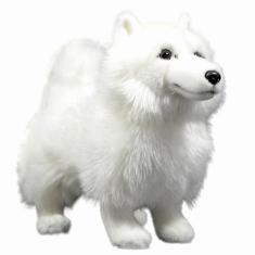 Imagem de Bicho de pelúcia FRANKIEZHOU Samoyed White 30cm para crianças