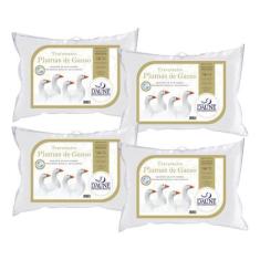 Imagem de Kit de 4 Travesseiro 100% Plumas - Daune