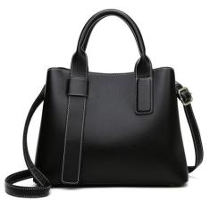 Imagem de Bolsa feminina de couro PU com alça superior bolsa de ombro bolsa de ombro bolsa de trabalho mensageiro para mulheres, A