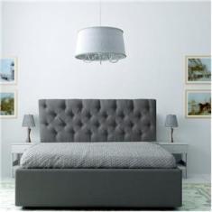 Imagem de Cabeceira Estofada Capitonê Linho  King 195 X 120 Rbl