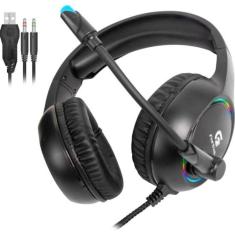 Imagem de Headset Gamer Fortrek Holt P2 + Usb Rgb Preto f002