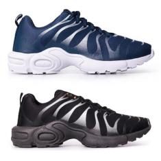 Imagem de Oldsen kit 2 Tênis Masculino Confortável Malhar corrida academia