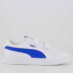 Imagem de Tênis Puma Rickie Classic Infantil Branco E Azul