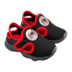 Imagem de Tênis Infantil Masculino Calce Fácil Aranha Magicc Kids