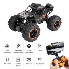 Imagem de Carrinho De Controle Remoto Jeep Off-Road Com Câmera Wi-Fi Fpv Em Temp