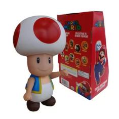 Imagem de Boneco Toad - Super Mario Bros Grande Original - Super Size Figure Col