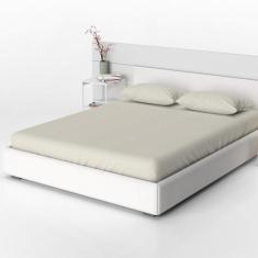 Imagem de Lençol Acácia Queen Liso Avulso Com Elástico 01 Peça Palha - Lux Enxov
