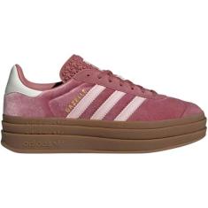 Imagem de Adidas Gazelle Bold Tênis feminino, Veludo rosa carmesim, 38