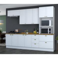 Imagem de Cozinha Completa 5 Peças 10 Portas 4 Gavetas Emily Espresso Móveis