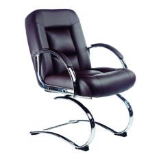 Imagem de Cadeira Diretor Luxuosa Base Fixa Fixos Linha Firenze Marrom