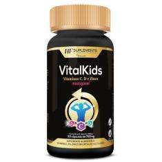 Imagem de Vitalkids Vitamina C D Zinco 30Caps Mastigavel Hf Suplements