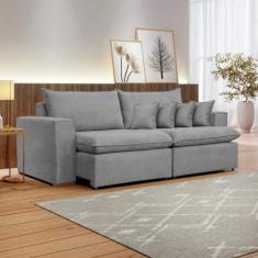 Imagem de Sofá Retrátil 240cm Barcelona - Celflex