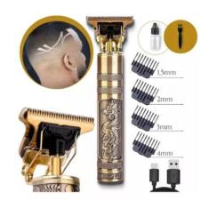 Imagem de Máquina De Cortar Cabelo e Barba Dragão Maquina Profissional USB recar