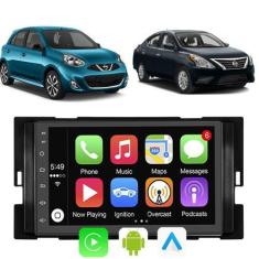Imagem de Kit Multimidia Android March Versa 2014 - 2020 7 Pol Carplay Wifi GPS 