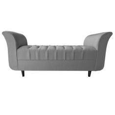 Imagem de Recamier Com Braço Linho Cinza Queen 150 - RBL