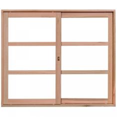 Imagem de Janela de Madeira de Correr 100x120cm Com Caixilho 8,5cm EWK 290 Rondosul Marroml