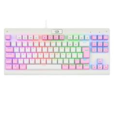 Imagem de TECLADO MECANICO GAMER DARK AVENGER RGB BRANCO E ROSA SWITCH MARROM