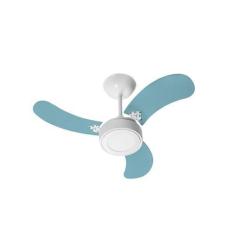 Imagem de Ventilador Teto New Led Colors Branco 3 Pás Azul 110V 130 W - Venti-De