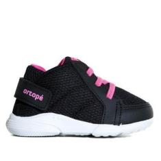 Imagem de Tênis Infantil Ortopé 22650071 Preto/Pink-Feminino