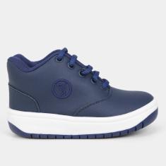 Imagem de Tênis Infantil Cano Médio Kurz Cano Bordado Cavalo Menino-Masculino