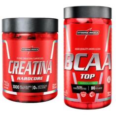 Imagem de Creatina Pura 60 Caps + Bcaa Top 120 Caps Integralmedica