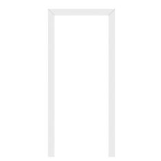 Imagem de Kit Guarnição Primer 10cmx1,2cm 2 Barras 220cm com 1 Barra 110cm Casablanca Branco