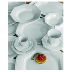 Imagem de Estojo Com 6 Pratos Rasos Prisma  - Porcelana Schmidt