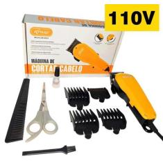 Imagem de Máquina De Cortar Cabelo Baixo Ruído 110V Knup QR-8918, 110V