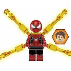 Imagem de Boneco Blocos De Montar Homem Aranha Teia Cromada