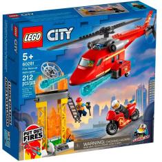 Imagem de 60281 Lego City - Helicóptero de Resgate Dos Bombeiros