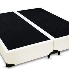 Imagem de Cama Base Box Casal SÍNTETICO Bege 138x188x28*