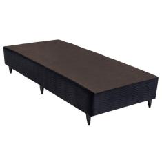 Imagem de Base Sommier Camurça Solteiro 78x188x23cm Ortobom Preto