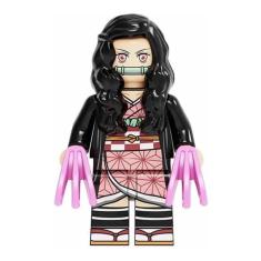 Imagem de Boneco Blocos De Montar Nezuko Kamado Demon Slayer