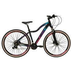 Imagem de Bicicleta Feminina Aro 29 Ksw Mwza 27V Freio Hidráulico K7 Garfo Com T