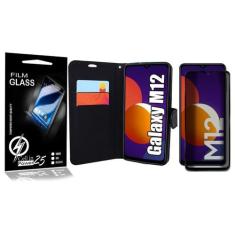 Imagem de Capa Carteira + Película Privacidade P/ Galaxy M12 M127 6.5 - Cell In