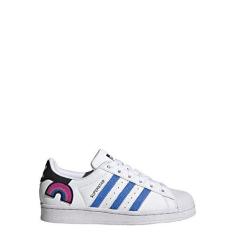 Imagem de adidas Tênis infantil Superstar, Branco nuvem/azul pulsante/Pantone, 18