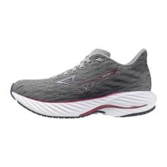 Imagem de Mizuno Tênis de corrida feminino Wave Rider 28, Ultmt Gry-cosmo Chrm, 35
