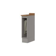 Imagem de Balcão para Cozinha 20cm Porta Toalha com Tampo Emily - Espresso Móvei